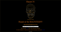 Desktop Screenshot of haunt31.com